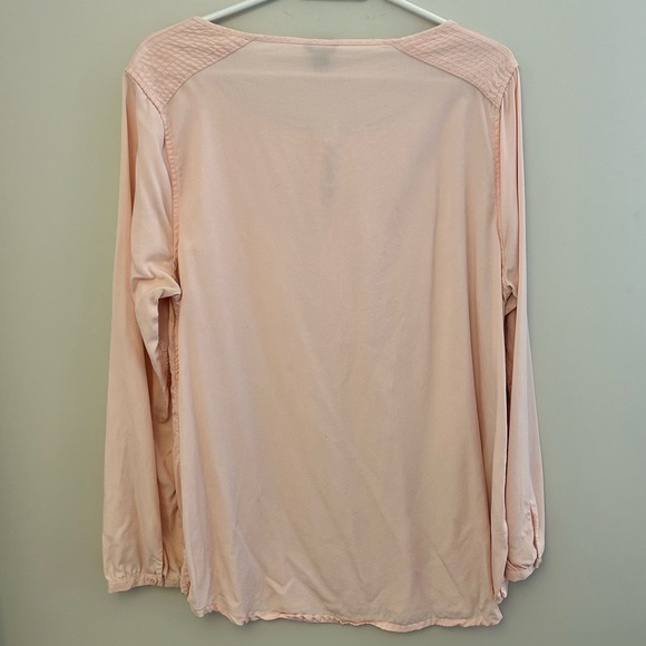 Pale Pink Eddie Bauer Long-sleeved Shirt - Picture 5 of 7